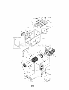 Page A Diagram and Parts List for 580675611  Craftsman Generator