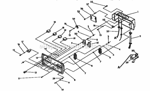 Page D Diagram and Parts List for 580676551  Craftsman Generator
