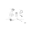 Main Unit Diagram and Parts List for 580676650  Craftsman Pressure Washer