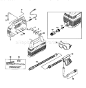 Attachments, Cover And Sw... Diagram and Parts List for 580751710  Craftsman Pressure Washer