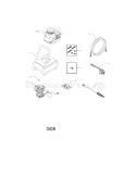 Main Unit Diagram and Parts List for 580752010  Craftsman Pressure Washer