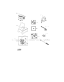 Main Unit Diagram and Parts List for 580752011  Craftsman Pressure Washer
