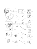Main Unit Diagram and Parts List for 580752090  Craftsman Pressure Washer