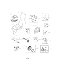 Main Unit Diagram and Parts List for 580752160  Craftsman Pressure Washer