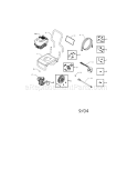 Main Unit Diagram and Parts List for 580752310  Craftsman Pressure Washer