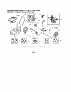 Part Location Diagram of 317593GS Briggs and Stratton PUMP