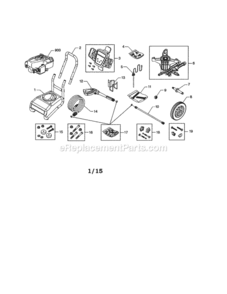Page A Diagram and Parts List for 580754930  Craftsman Pressure Washer