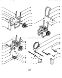 Main Frame Diagram and Parts List for 580761651  Craftsman Pressure Washer