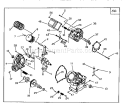Long Block Assembly Diagram and Parts List for 580762601  Craftsman Pressure Washer