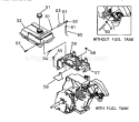 Fuel Tank Diagram and Parts List for 580762601  Craftsman Pressure Washer