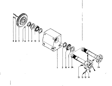 Headstock Camlock Assembly Diagram and Parts List for 2894  Craftsman Lathe
