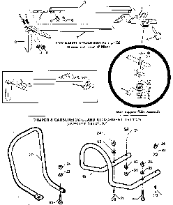 Row marker attachment Diagram and Parts List for 98729904  Craftsman Tiller