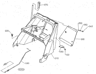 Panel Diagram and Parts List for 3904  Craftsman Lawn Mower