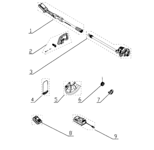Trimmer Diagram and Parts List for 15174580  Craftsman Trimmer