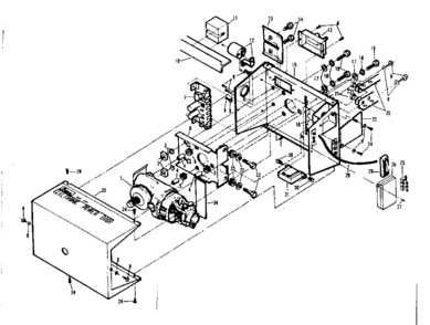 Part Location Diagram of 19A12 Craftsman Bumper chain