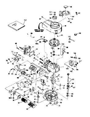Part Location Diagram of 35492 Tecumseh Housing, Blower
