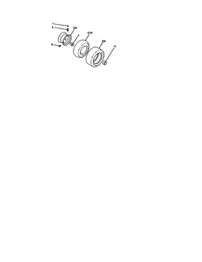 Wheels And Tires Diagram and Parts List for 917272672  Craftsman Lawn Tractor