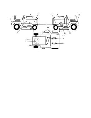 Decals Diagram and Parts List for 917254691  Craftsman Lawn Tractor