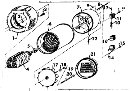 Stator Assembly Diagram and Parts List for 580320660  Craftsman Engine