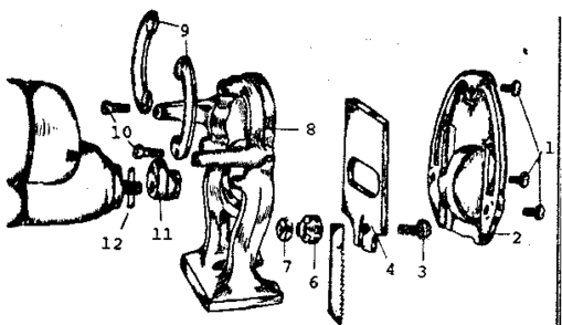 Part Location Diagram of 11-14 Craftsman Machine screw, 8-pack