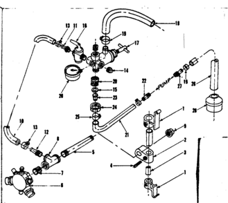 Replacement Parts Diagram and Parts List for 471461420  Craftsman Pressure Washer