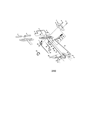 Handles Diagram and Parts List for 917293483  Craftsman Tiller