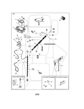 Electrical Diagram and Parts List for 917204041  Craftsman Lawn Tractor