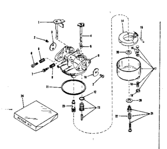Part Location Diagram of 29156 Craftsman Seat gasket