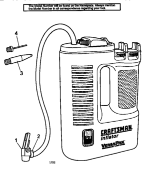 Part Location Diagram of 147650-00 Craftsman Nozzle ext.