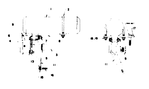 Muffler Assembly Diagram and Parts List for 58056040  Craftsman Engine