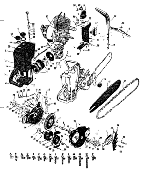 Part Location Diagram of 600PA10A Craftsman Plungr shaft