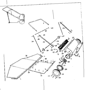 Unit Parts Diagram and Parts List for 53683931  Craftsman Lawn Tractor