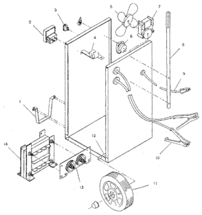 Part Location Diagram of 610281 Tecumseh Screw Assembly., Friction