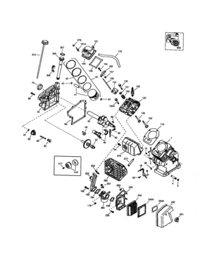 Crankshaft Diagram and Parts List for 143995007  Craftsman Engine