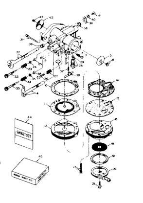 Part Location Diagram of 2090H Craftsman Depth gauge