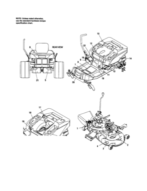 Decals Diagram and Parts List for 107289860  Craftsman Engine