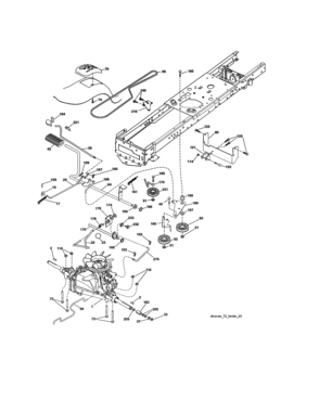 Part Location Diagram of 199996X428 Craftsman Parking handle