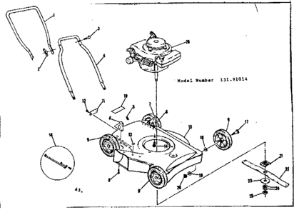 Part Location Diagram of 116051 Craftsman Wing nut
