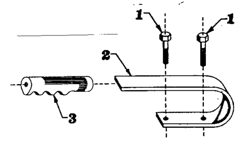 Handle Diagram and Parts List for 5803192-2  Craftsman Generator
