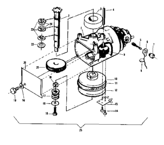 Part Location Diagram of 158A7 Craftsman E-ring