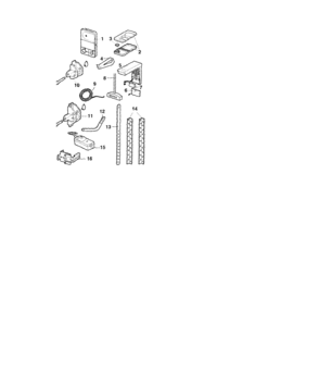 Installation Diagram and Parts List for 139539511  Craftsman Garage Door Opener