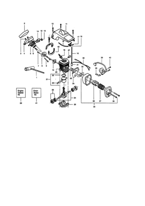 Part Location Diagram of 71-85849 Craftsman Lawn & garden equipment engine spark plug