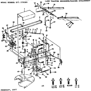 Part Location Diagram of 3022P Craftsman Hex bolt, 5-pack