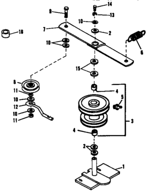 Part Location Diagram of 3094 Craftsman Spacer