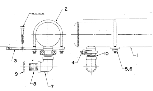 Muffler Assembly Diagram and Parts List for 58056030  Craftsman Engine