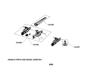 Blower Diagram and Parts List for 24074292  Craftsman Trimmer
