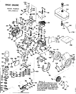 Part Location Diagram of 756113 Craftsman Engine