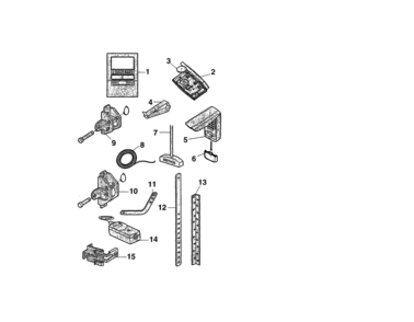 Installation Parts Diagram and Parts List for 13954990  Craftsman Garage Door Opener