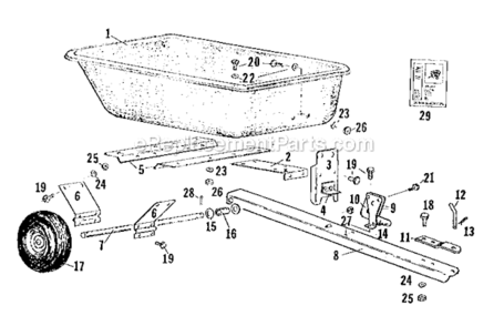 Part Location Diagram of 45-10 Craftsman Latch