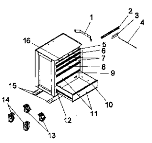 Part Location Diagram of A15378A11-EBE Craftsman 4
